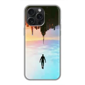 Чехол с человеком пауком для iPhone 15 Pro Max - (AlphaPrint) (Паук человек)