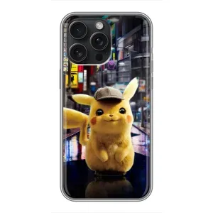 Чехлы с крутыми принтами для iPhone 15 Pro Max - (PREMIUMPrint) (Пикачу)