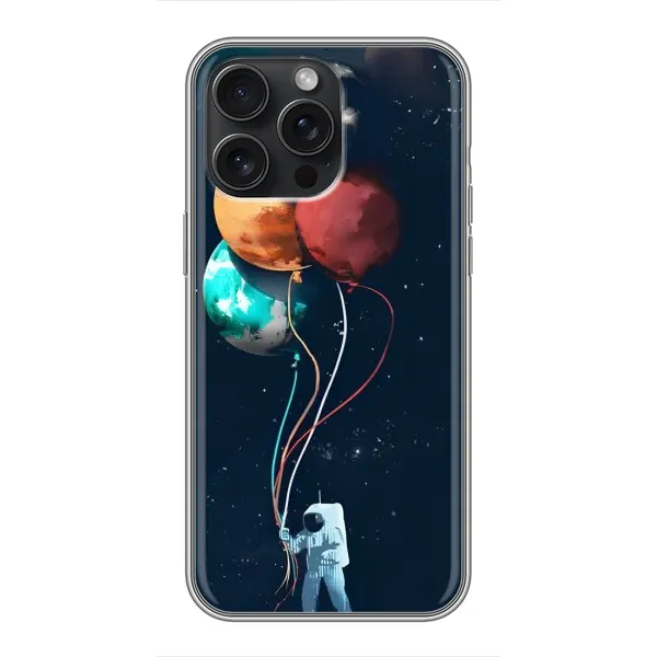 Чохол з принтом «Планети кульки» для iPhone 15 Pro Max Чохол з принтом «Планети кульки» для iPhone 15 Pro Max