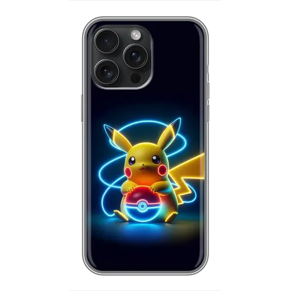 Чохол з принтом «Покемон» для iPhone 15 Pro Max
