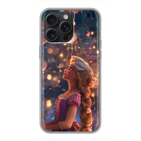 Чохол з принтом «Рапунцель ліхтарики» для iPhone 15 Pro Max Чохол з принтом «Рапунцель ліхтарики» для iPhone 15 Pro Max