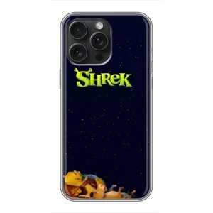 Чохол з принтом «Відпочиваючий Шрек» для iPhone 15 Pro Max