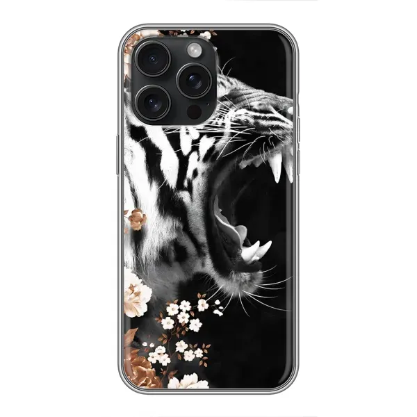 Чехол с принтом «Стильный ТИГР» для iPhone 15 Pro Max