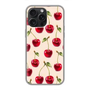 Чехлы с Фруктами для iPhone 15 Pro Max (VPrint) (Вишня)