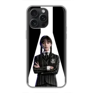 Чехлы Венсдей на iPhone 15 Pro Max Уэнсдей (AlphaPrint) (W-Wednesday)