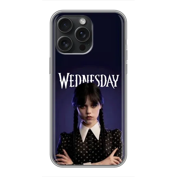 Чохол з принтом «Wednesday» для iPhone 15 Pro Max Чохол з принтом «Wednesday» для iPhone 15 Pro Max
