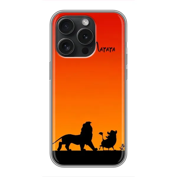 Чохол з принтом «Акуна Матата закат» для iPhone 15 Pro