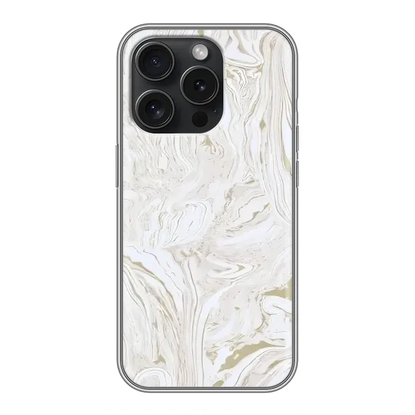 Чехол с принтом «Белый мрамор» для iPhone 15 Pro Чехол с принтом «Белый мрамор» для iPhone 15 Pro