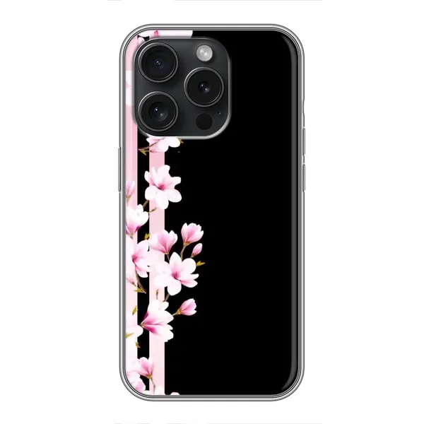 Чехол с принтом «Цветочки» для iPhone 15 Pro