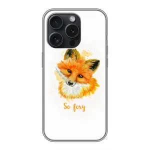 Чохли з картинкою Лисичка для iPhone 15 Pro (VPrint) (Дівчинка Лиса)