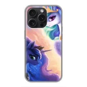 Чехол для Айфон 15 Про - (Единорожки - Новинки) (AlphaPrint) (Единорожки)