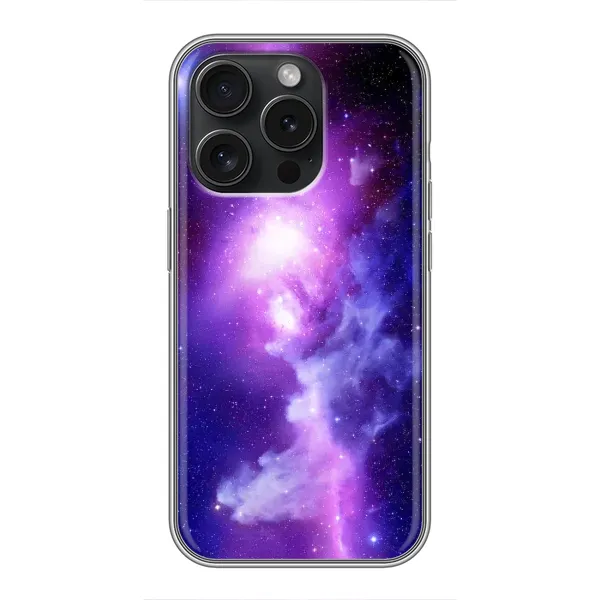 Чехол с принтом «Галактика» для iPhone 15 Pro