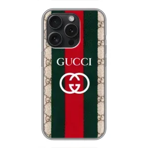 Чехлы ГУЧЧИ для Айфон 15 Про (AlphaPrint) (Gucci дизайн)