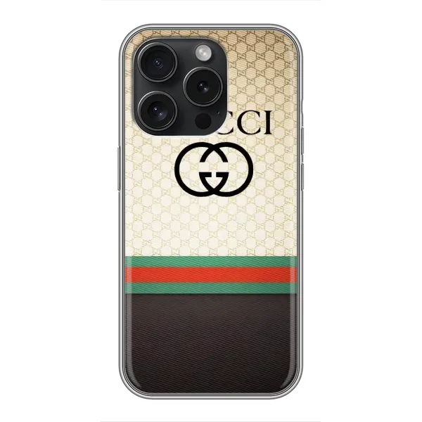 Чохол з принтом «GUCCI стиль» для iPhone 15 Pro