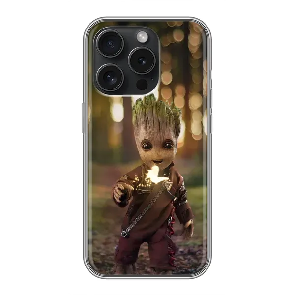 Чехол с принтом «I am Groot» для iPhone 15 Pro Чехол с принтом «I am Groot» для iPhone 15 Pro