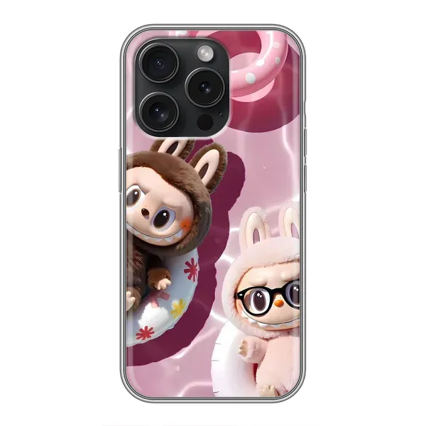 Чохол з принтом «Іграшка Лабубу» для iPhone 15 Pro