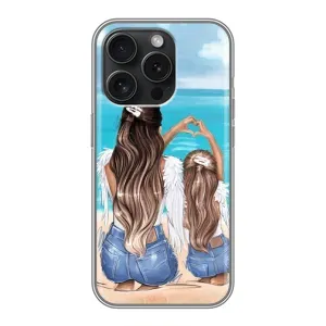 Чохол з друком для iPhone 15 Pro - (Мама з дитинкою) (AlphaPrint)