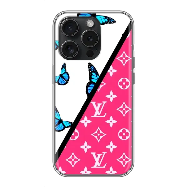 Чохол з принтом «Мода LV» для iPhone 15 Pro