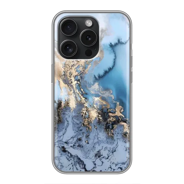 Чехол с принтом «Нежный мрамор» для iPhone 15 Pro Чехол с принтом «Нежный мрамор» для iPhone 15 Pro
