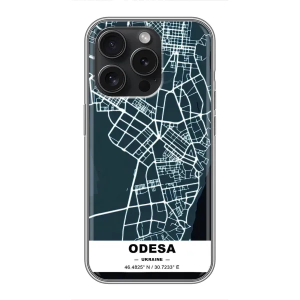 Чехол с принтом «Одесса» для iPhone 15 Pro