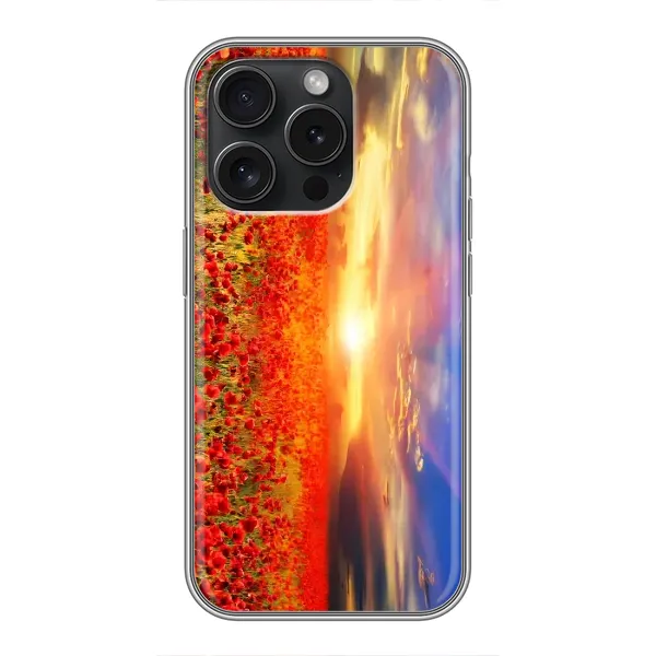 Чохол з принтом «Поле тюльпанів» для iPhone 15 Pro