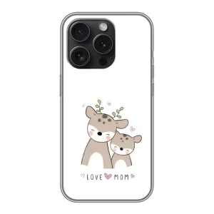 Чохли для мами на iPhone 15 Pro (Оленята мама і малюк)