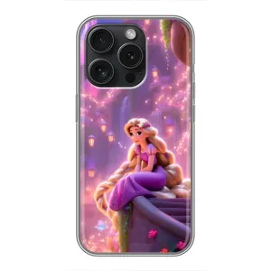 Чехол с принтом «Рапунцель в замке» для iPhone 15 Pro