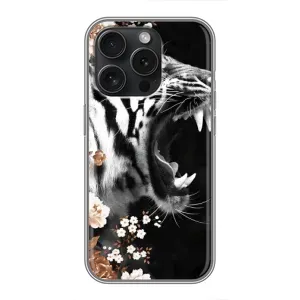 Чехлы с картинками животных iPhone 15 Pro (Стильный ТИГР)