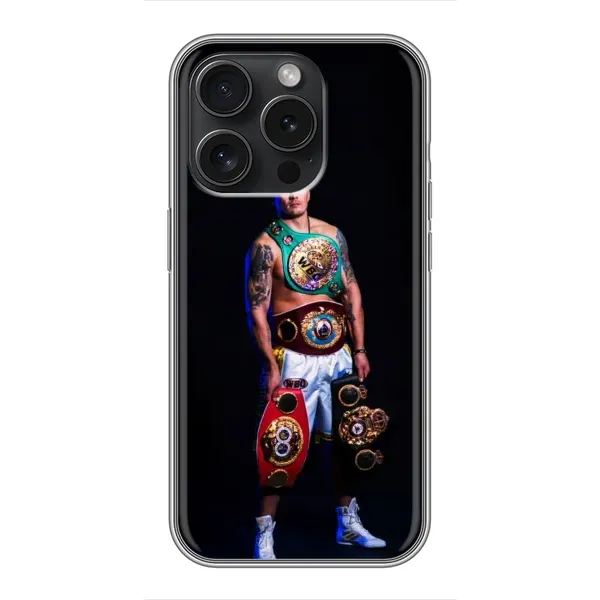 Чохол з принтом «Усик з поясами» для iPhone 15 Pro