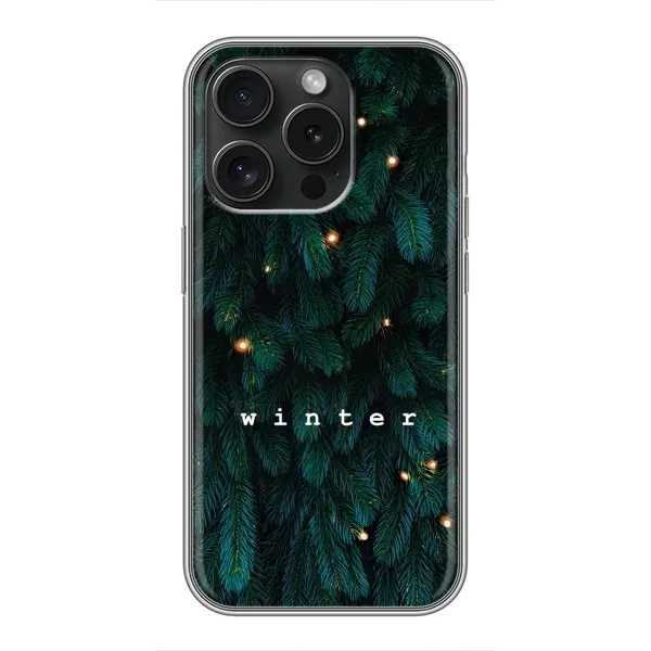 Чехол с принтом «Winter» для iPhone 15 Pro