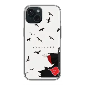 Чехлы на тему: Итачи Учиха для iPhone 15 (AlphaPrint) (Akatsuki)