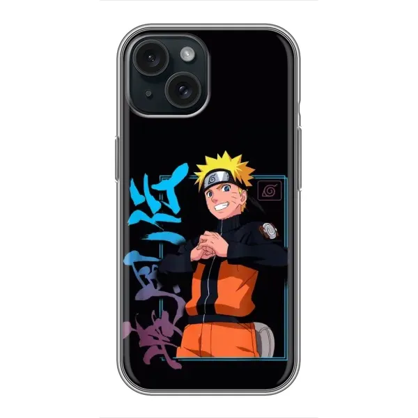 Чохол з принтом «Аніме наруто» для iPhone 15