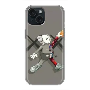 Чехлы для iPhone 15 - Bearbrick Louis Vuitton (PREMIUMPrint) (Беарбрик Джордан)