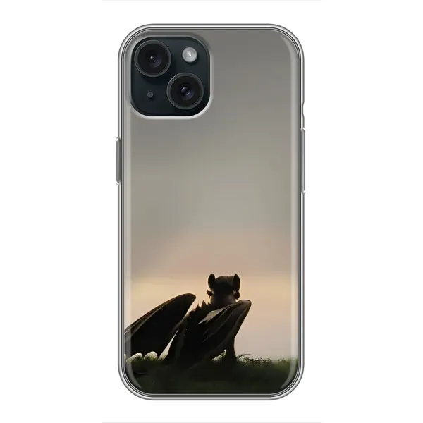 Чехол с принтом «Беззубик» для iPhone 15