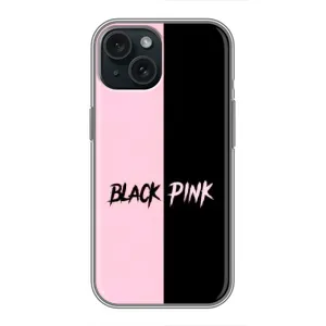 Чехол с музыкальной группой для iPhone 15 (БлэкПинк)