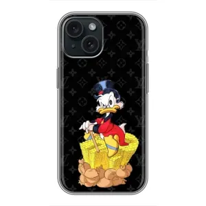 Чехлы для iPhone 15 - Скрудж МакДак Louis Vuitton (PREMIUMPrint) (Богатство Макдака)