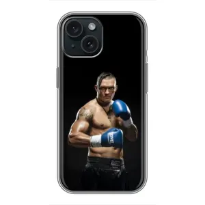Чохол з картинкою Олександр Усик для iPhone 15 (Боксер Усик)