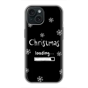 Рождественские, Праздничные Чехлы для Айфон 15 (Christmas loading)