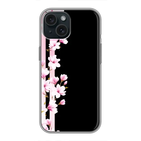 Чохол з принтом «Квіточки» для iPhone 15