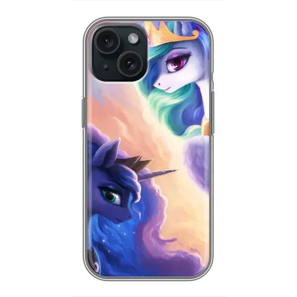 Чехол с принтом «Единорожки» для iPhone 15