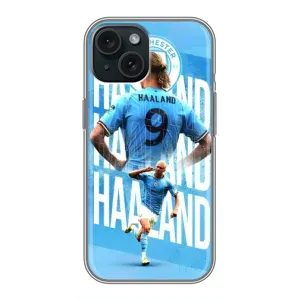 Чехлы с футболистом Ерлинг Холанд для iPhone 15 (AlphaPrint) (Erling Haaland)