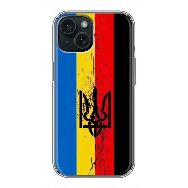 Чохол з принтом «Прапор УПА» для iPhone 15