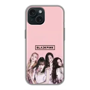 Чехол с музыкальной группой для iPhone 15 (Группа Блэк Пинг)