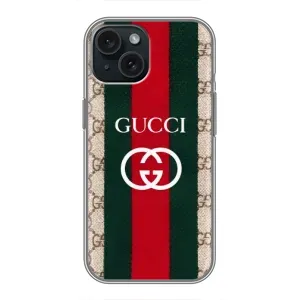 Чехлы ГУЧЧИ для Айфон 15 (AlphaPrint) (Gucci дизайн)