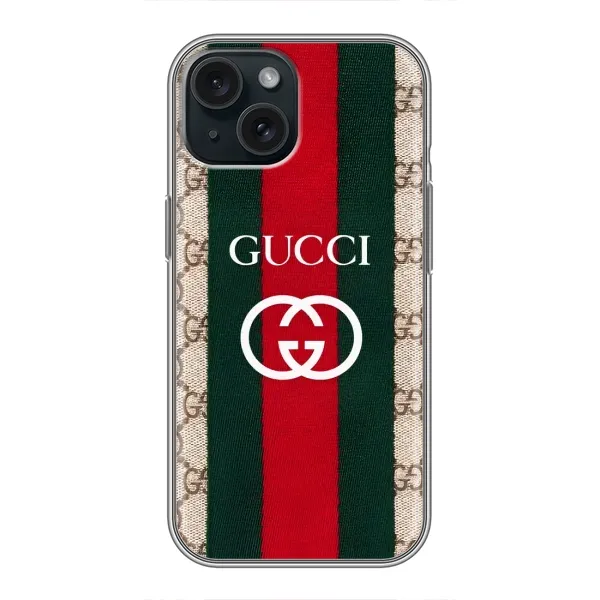 Чохол з принтом «Gucci дизайн» для iPhone 15 Чохол з принтом «Gucci дизайн» для iPhone 15