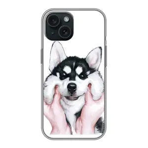 Чохол з Хаскі iPhone 15 - (AlphaPrint)
