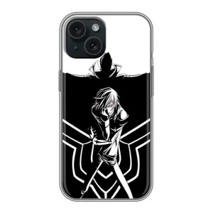 Чехлы Персонажи Аниме Наруто для iPhone 15 (AlphaPrint) (Лелуш-АРТ)
