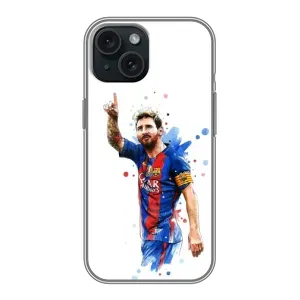 Чехлы Месси для iPhone 15 (AlphaPrint) (Лео Месси)