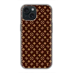 Чехлы Луи Витон для iPhone 15 (AlphaPrint - LOUIS VUITTON) (лого LOUIS VUITTON)