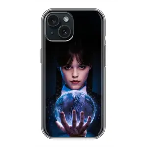 Чохол з дизайном Венздей 2 на iPhone 15 (Магічна сфера Венздей)